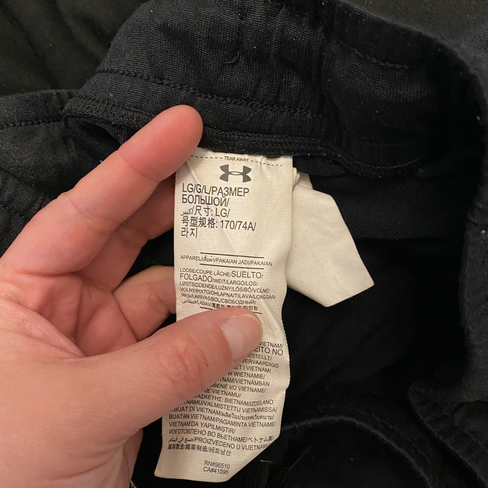 Under Armour Black Joggers